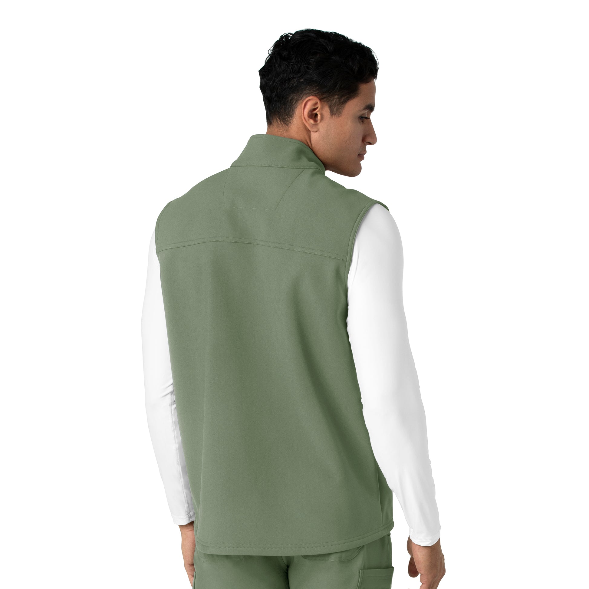 Rugged Flex C82023 Men's Bonded Fleece Vest Olive