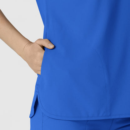 RENEW 6634 Dolman Scrub Top Royal Model Image Alternate | Wink