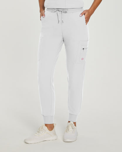 V-Tess 380 Women's Jogger Scrub Pants White Image