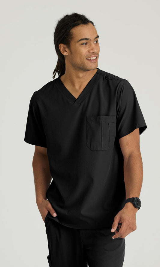 Skechers SK0112 Structure Scrub Top Black