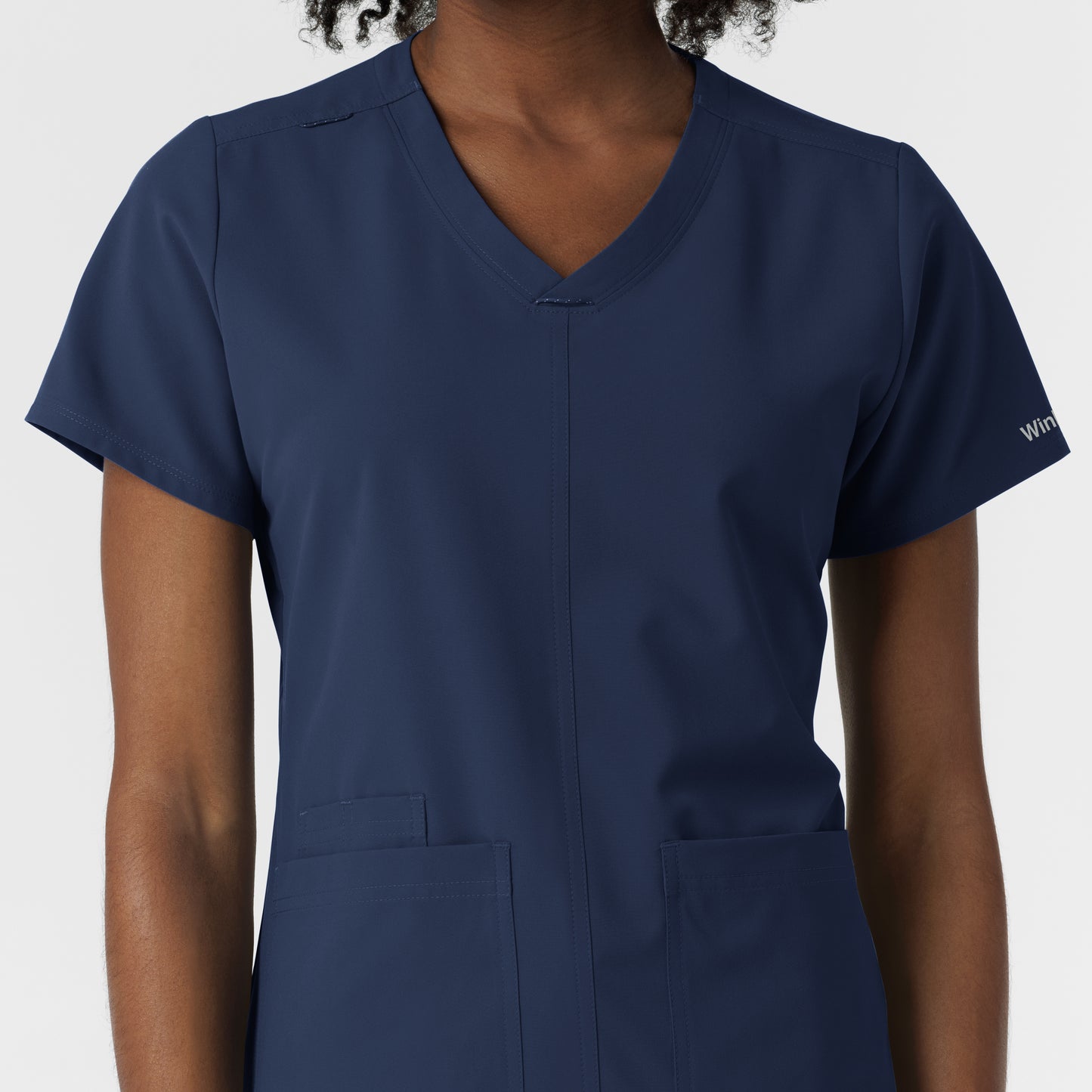 NURTUR 6180 Women's V-Neck Scrub Top Navy