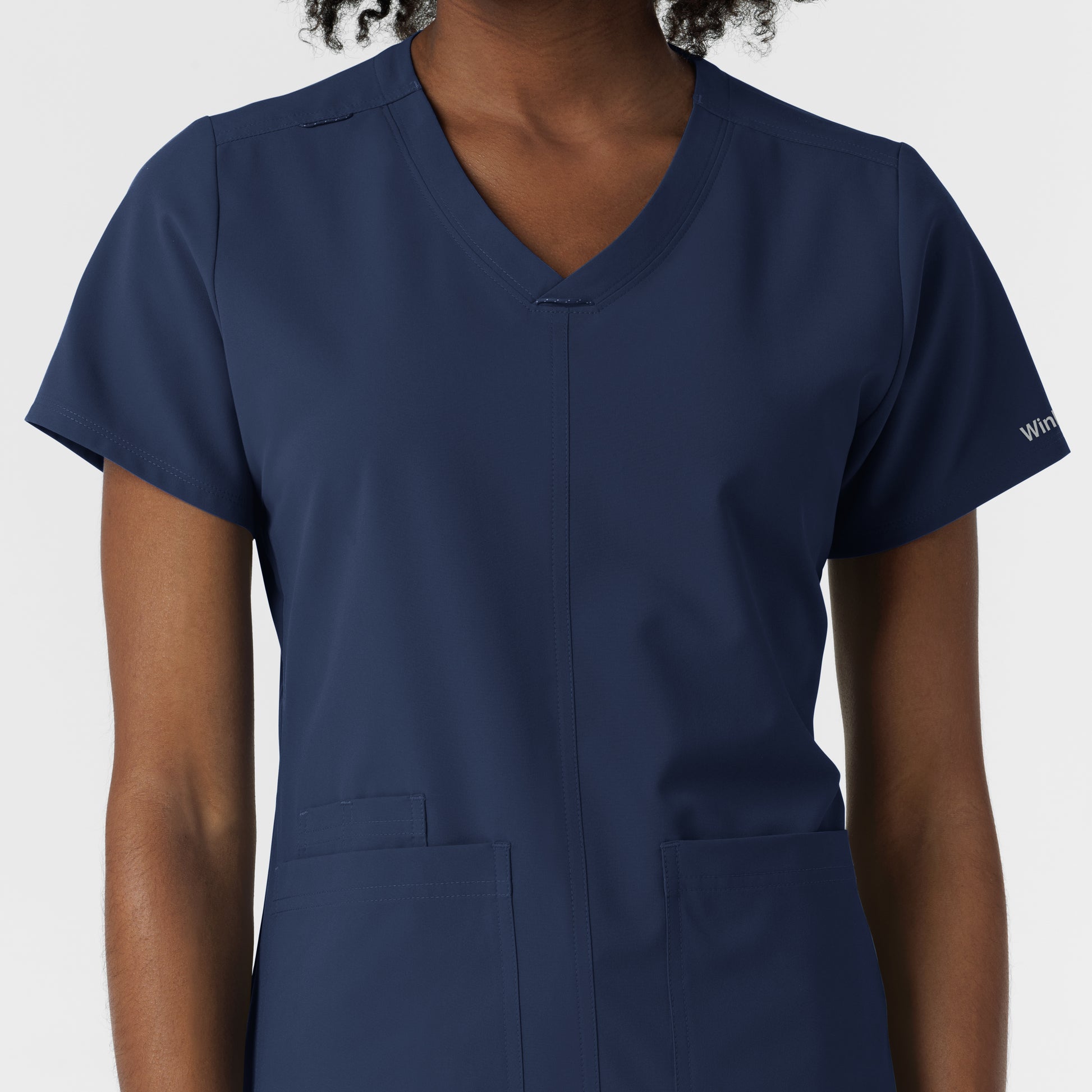 NURTUR 6180 Women's V-Neck Scrub Top Navy