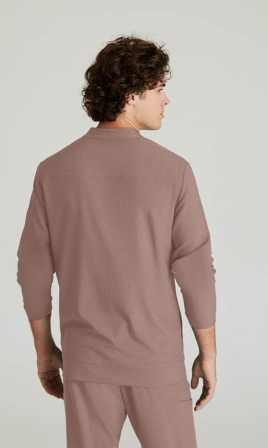 Grey's Anatomy Evolve GSSW887 Men's Cycle Warm-Up in Driftwood by Barco Model Image Back