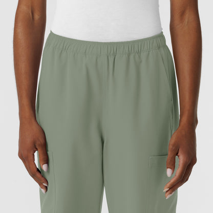 NURTUR 5180 Women's Straight Leg Cargo Scrub Pants Sage