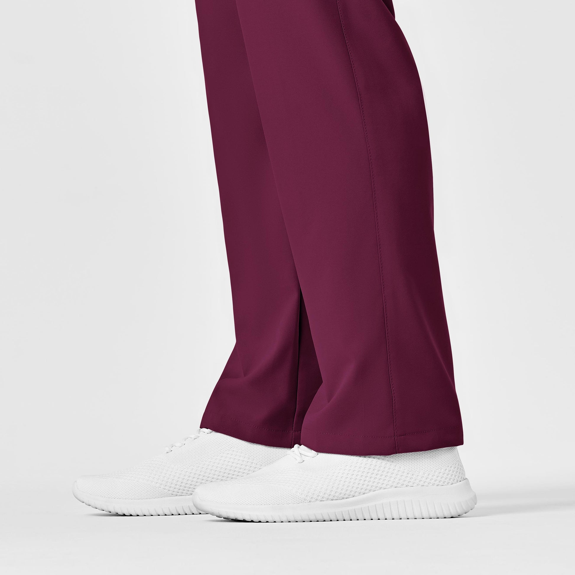 W123 5855 Unisex Multi-Cargo Scrub Pants Wine Model Image Alternate | Wink