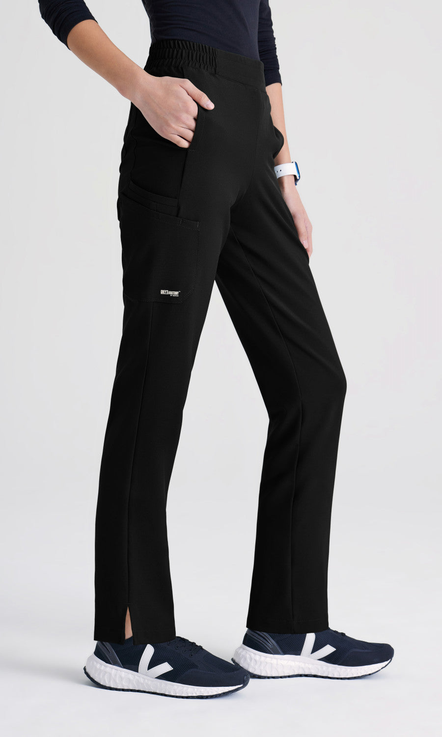 Grey's Anatomy Evolve GSSP627 Cosmo Scrub Pants Black