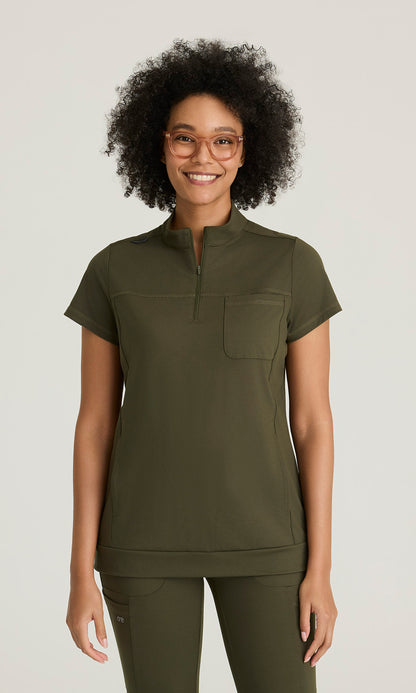 Barco One Performance Knit BOT270 Vigor Top Olive