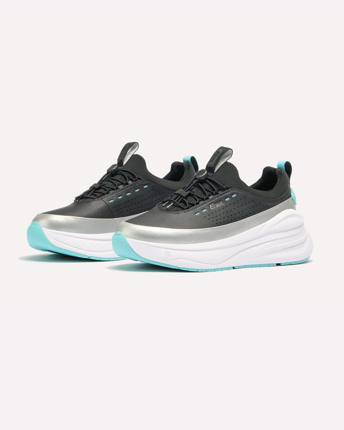Men's Forte 2 Shoes Black / Platinum / Aqua