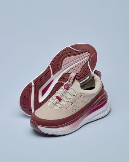 Women's Forte 2 Wide Shoes Burgundy / Tan