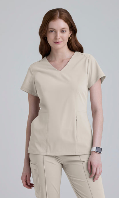 Grey's Anatomy Cultivate GRGT309 Spring Top Sandstone - front