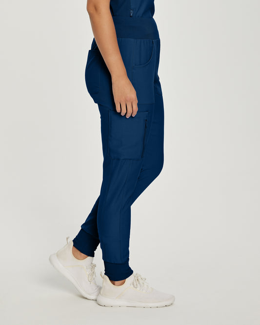 Forward LB401 Women's Jogger Scrub Pants Navy Image