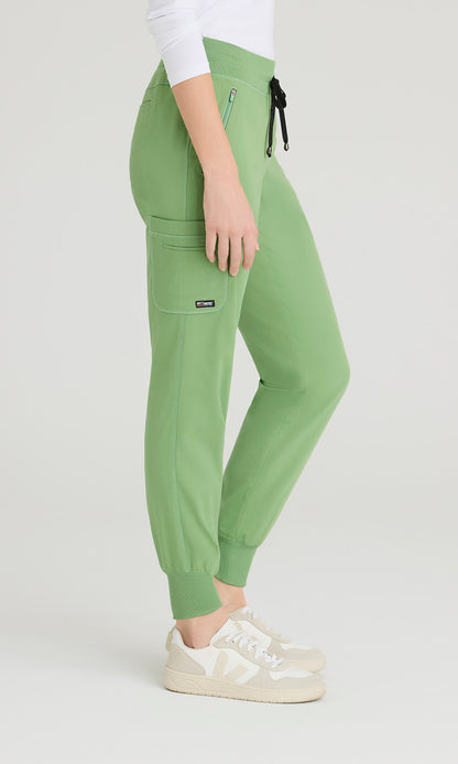 Grey's Anatomy Spandex Stretch GRSP537 Eden Jogger Sweet Basil
