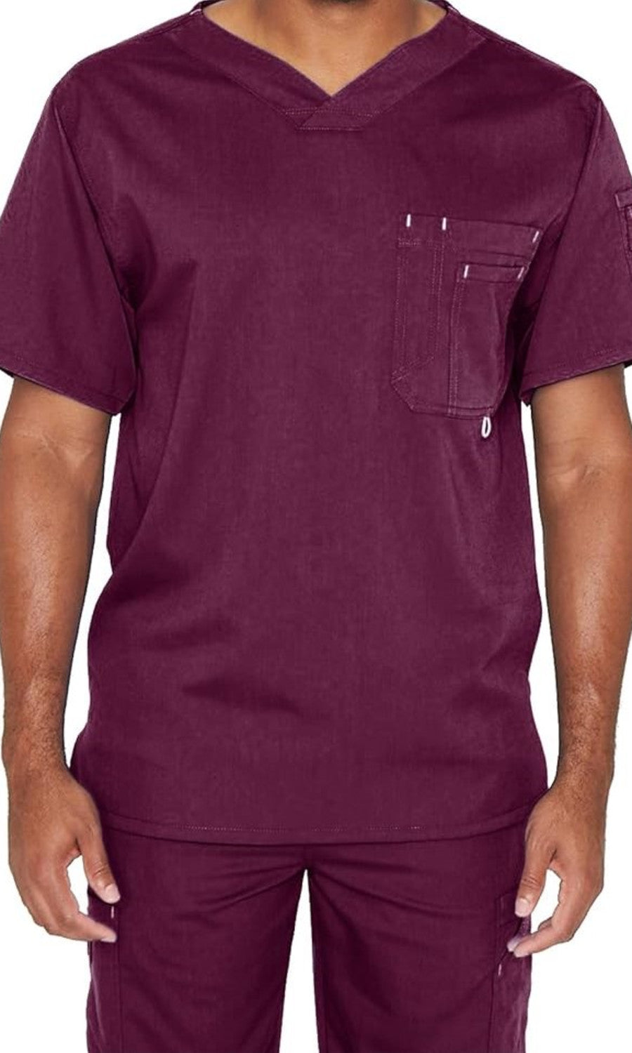 Grey's Anatomy Classic 0107 Preston Scrub Top Wine