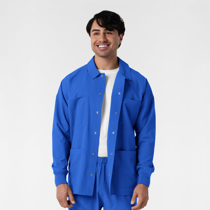 NURTUR 8380 Men’s Scrub Shirt Jacket Royal
