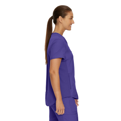 Forward LT101 Women's 2 Pocket V Neck Scrub Top Ultra Violet Image