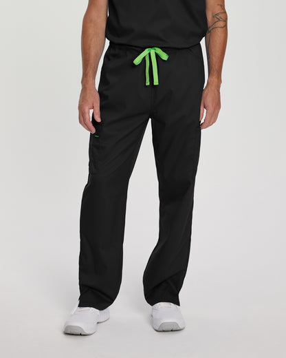 ProFlex 2104 Unisex Cargo Scrub Pants Black Image