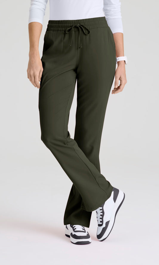 Skechers SKP623 Women's Gamma Pant in Olive by Barco Model Image Front