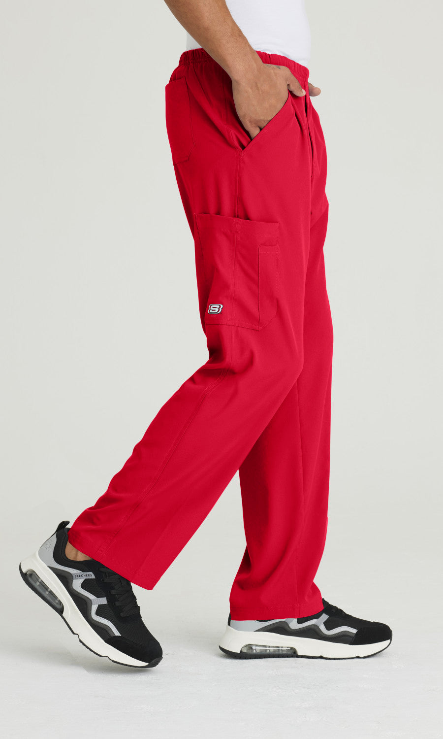 Skechers SK0215 Structure Scrub Pants True Red