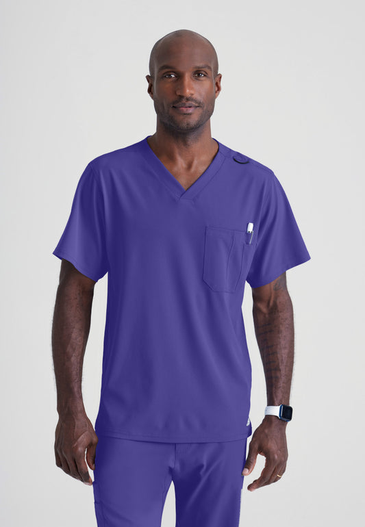 Skechers SK0112 Structure Scrub Top New Grape