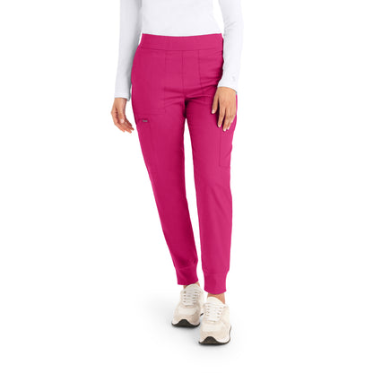 ProFlex LB406 Women's Jogger Scrub Pants Bright Rose Image