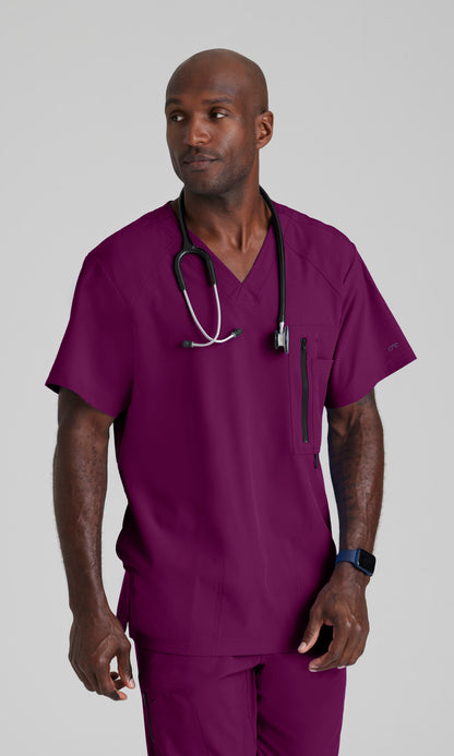 Barco One 0115 Amplify Scrub Top Wine