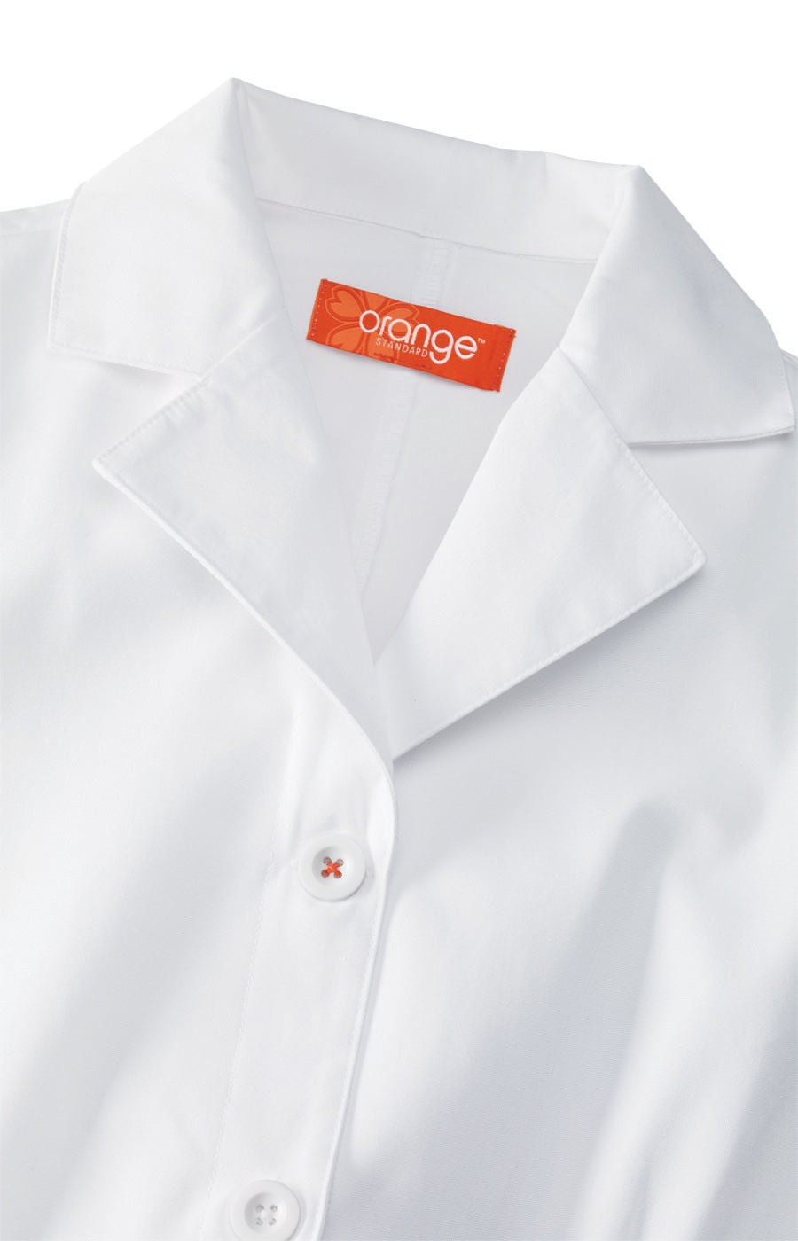 Orange Standard G3400 Hampton Lab Coat White