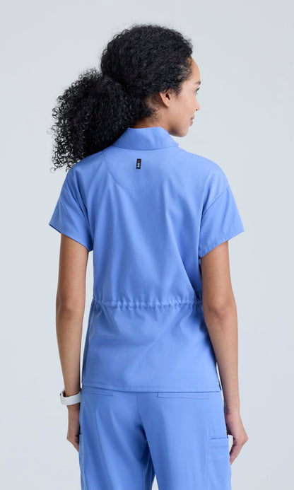 Grey's Anatomy Stretch GRST324 Nina Top Ciel Blue - back
