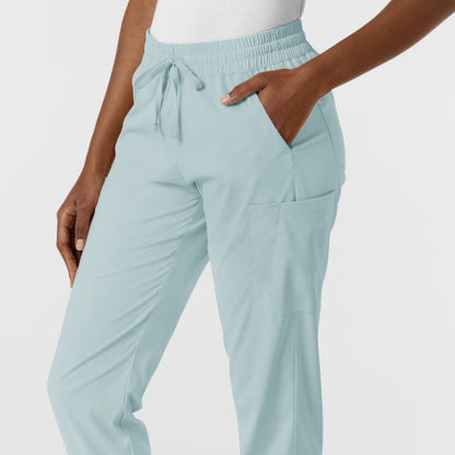 Boundless 5151 Jogger Scrub Pants Sky Blue Model Image Alternate | Wink