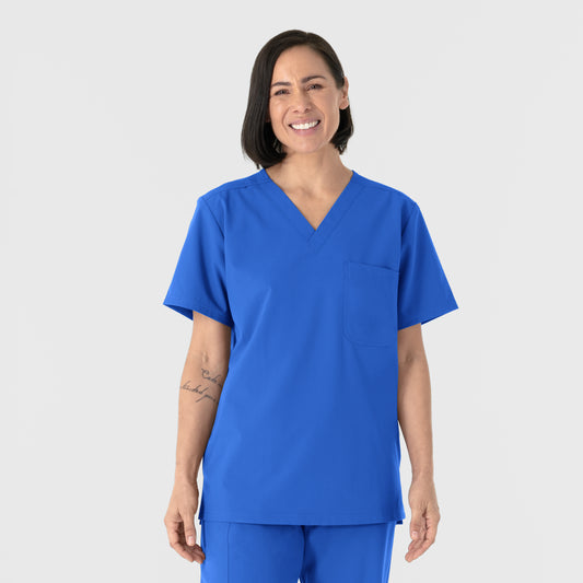 NURTUR 6680 Unisex V-Neck Scrub Top Royal