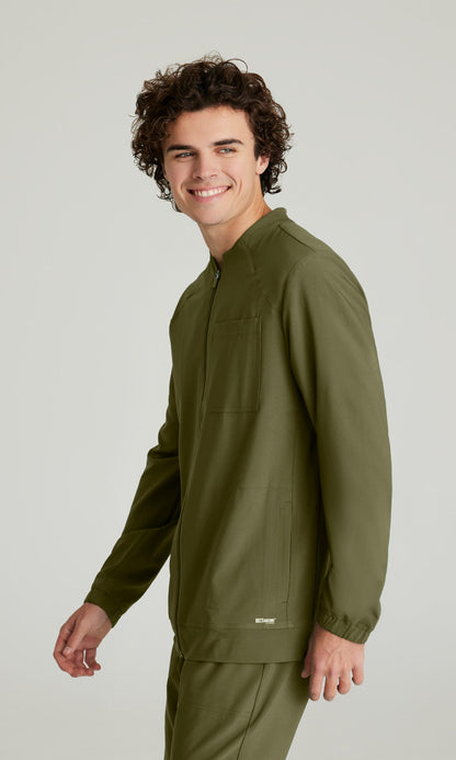 Cleveland Clinic Grey's Anatomy Evolve GSSW887 Cycle Scrub Jacket Fern