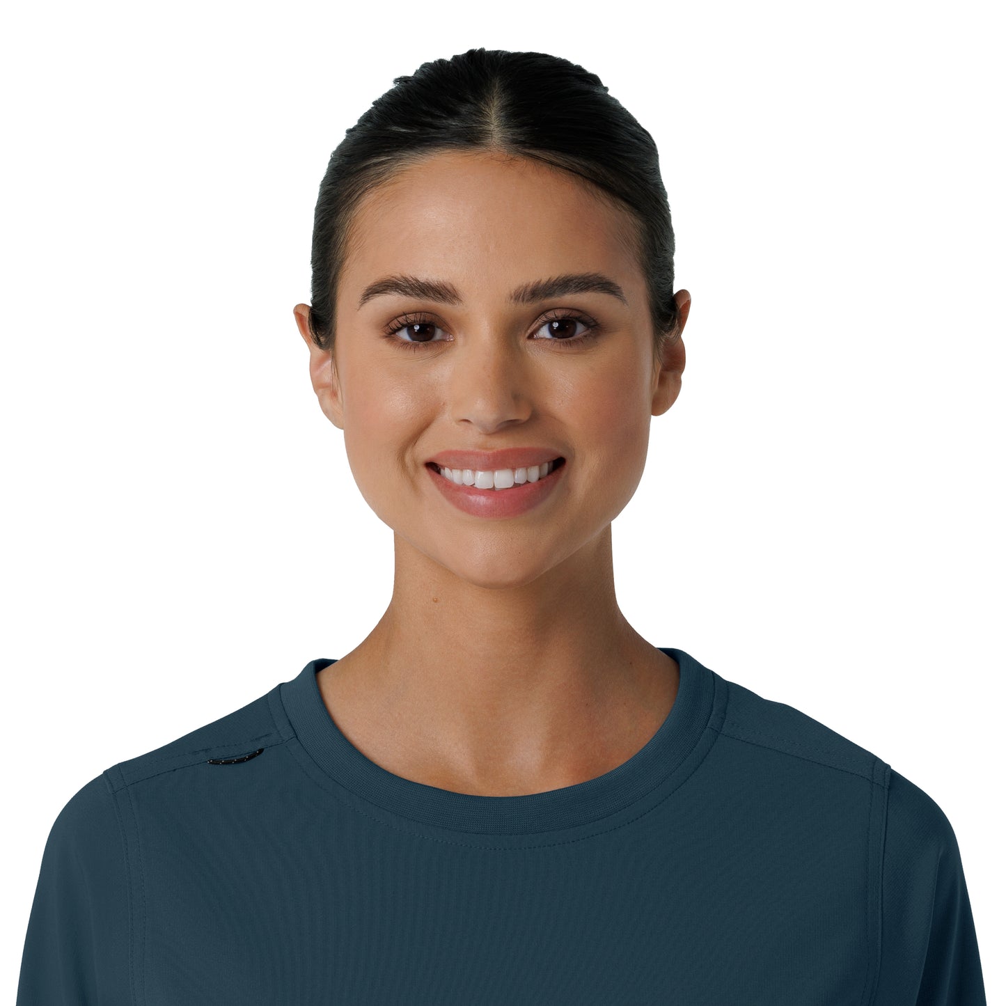 Force Cross-Flex C13610 Women's Crew Neck Long Sleeve Scrub Top Navy
