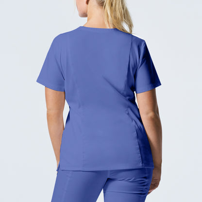 ProFlex LT105 Women's 3 Pocket V Neck Scrub Top Ceil Image