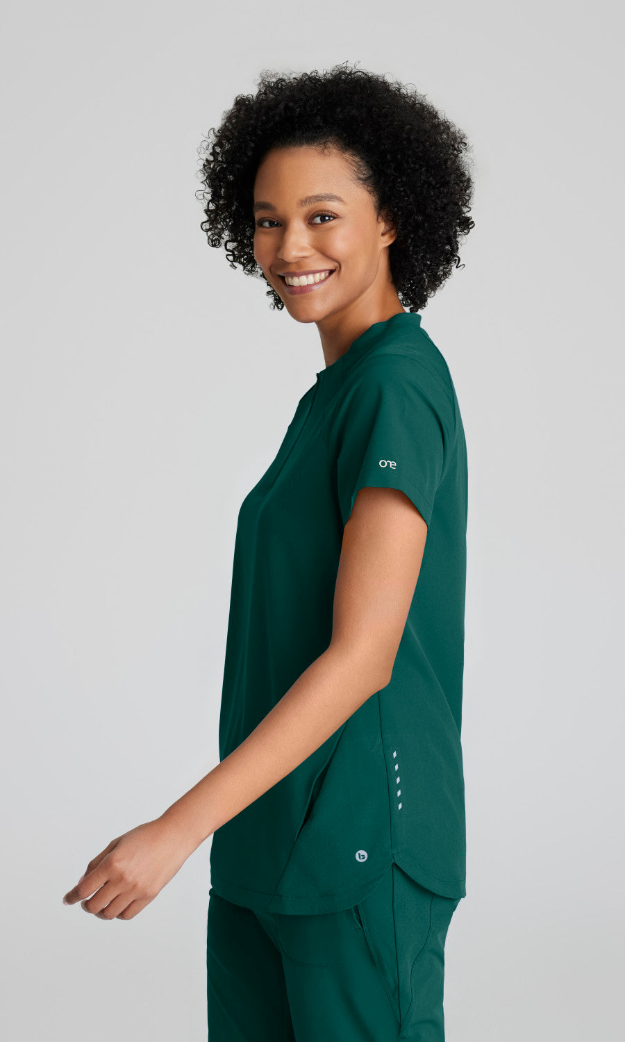 Barco One BOT216 Flux Scrub Top Hunter Green