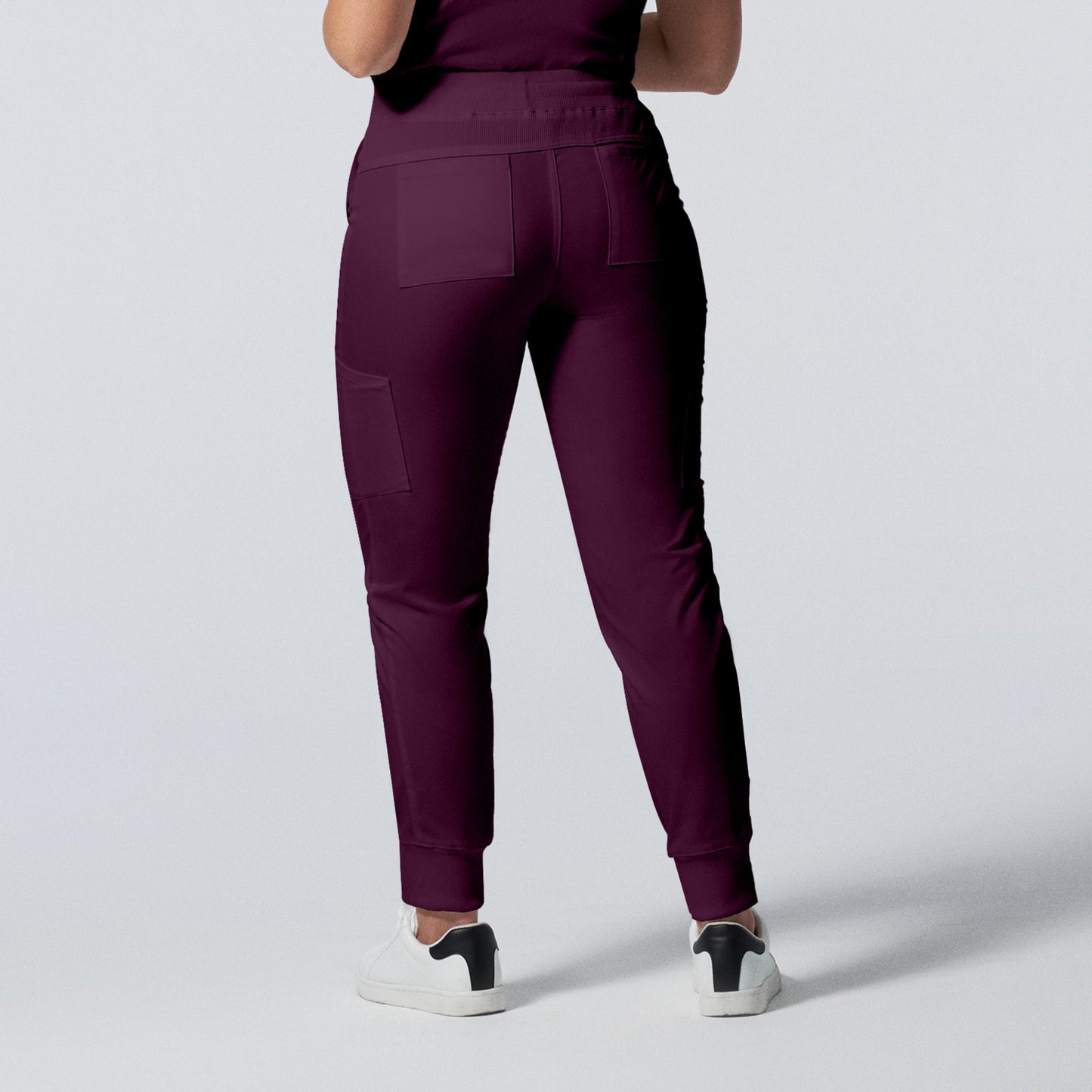 ProFlex LB406 Women's Jogger Scrub Pants Wine Image