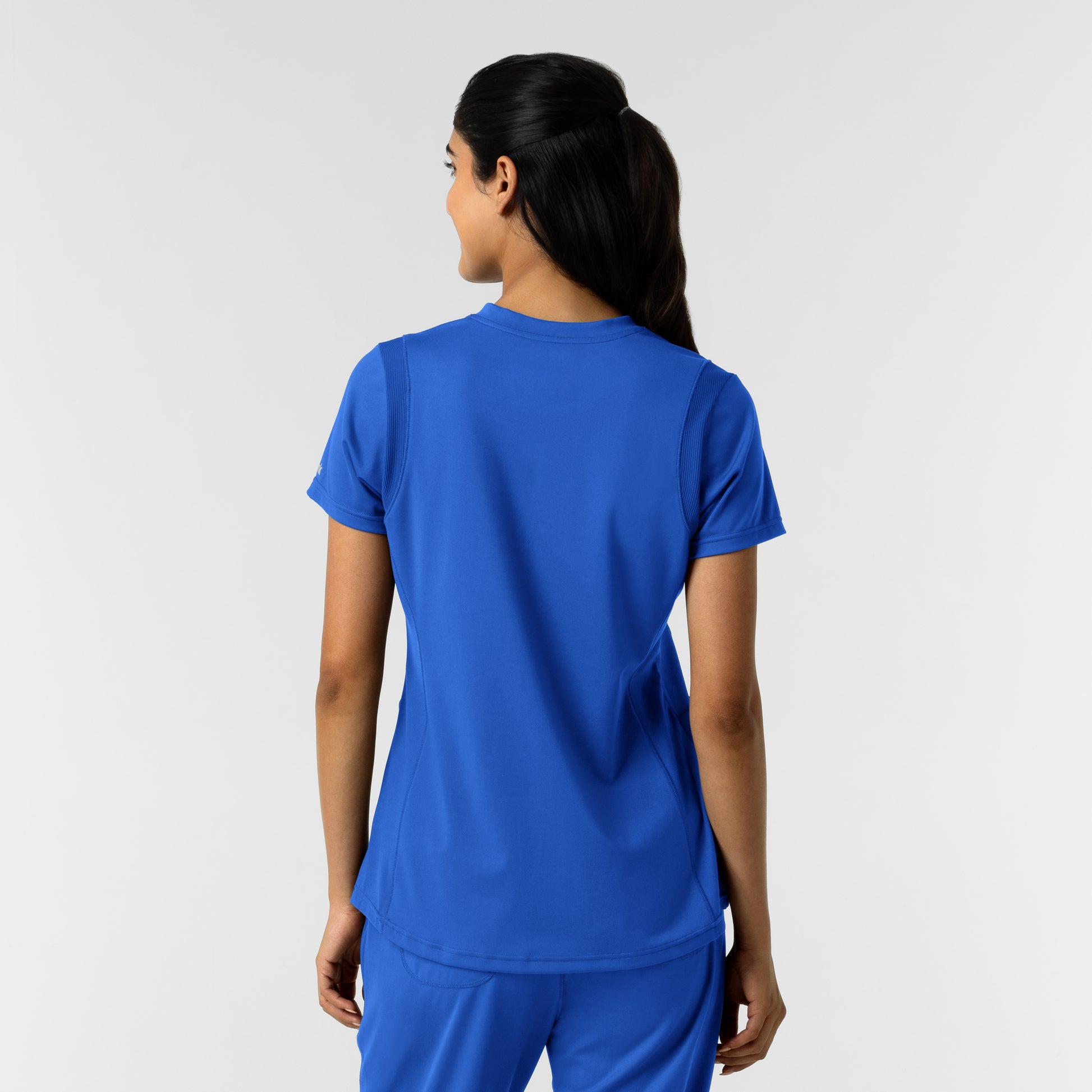 RENEW Knit 6559 Women's 2-Pocket Scrub Top Royal