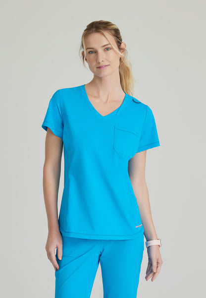 Skechers Slip-Ins Knits SKT221 Flow Knit Scrub Top Bold Azure