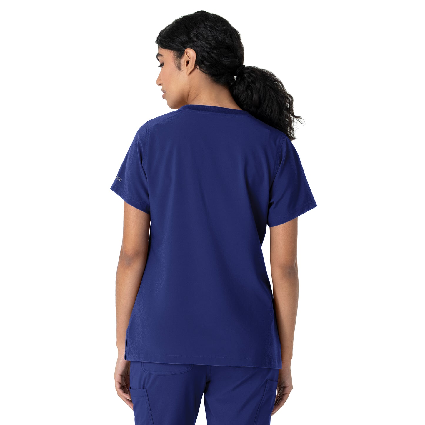 Force Cross-Flex C13510 Women's Crew Neck Scrub Top Galaxy Blue