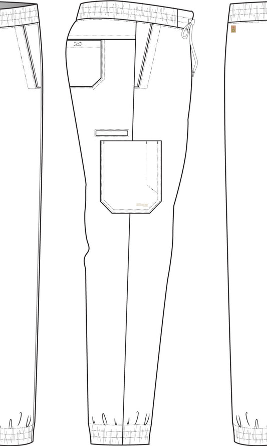 Grey's Anatomy Evolve GSSP626 Voyager Jogger True Red