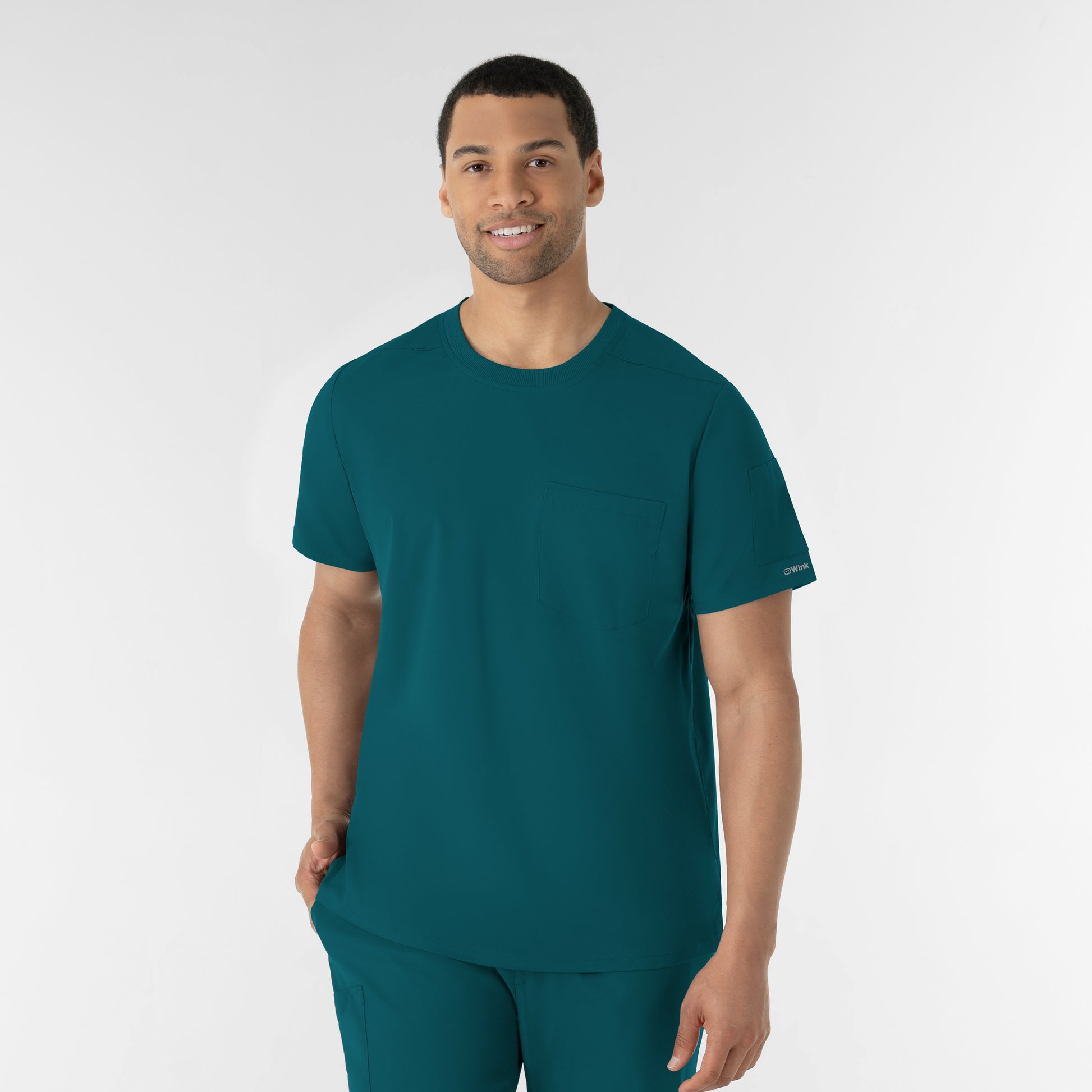 Boundless 6651 Men’s Classic Tee Scrub Top Caribbean
