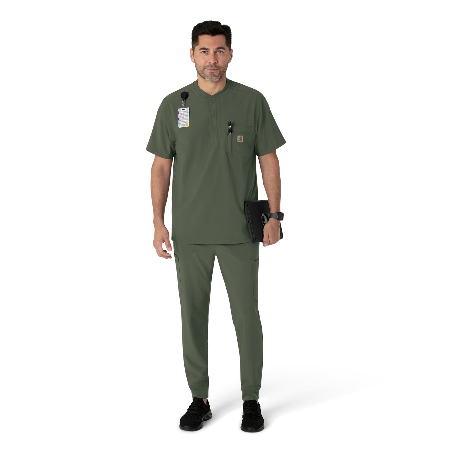 Force Cross-Flex C56310 Men's Jogger Scrub Pants Olive