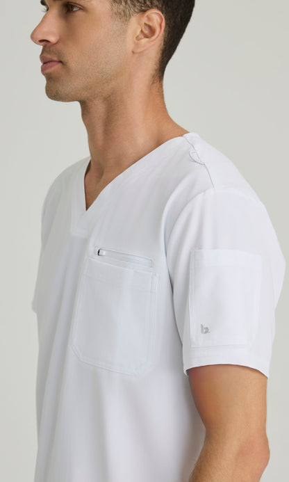 Barco Unify BUT153 Rally Scrub Top White