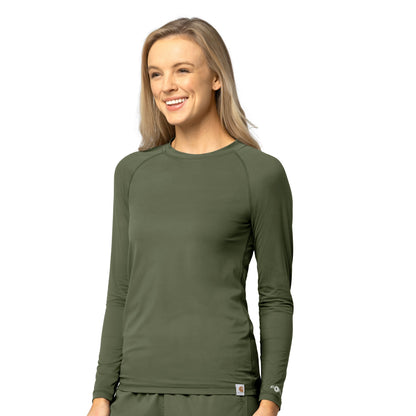 Layers C31002 Women's Performance Long Sleeve Tee Olive