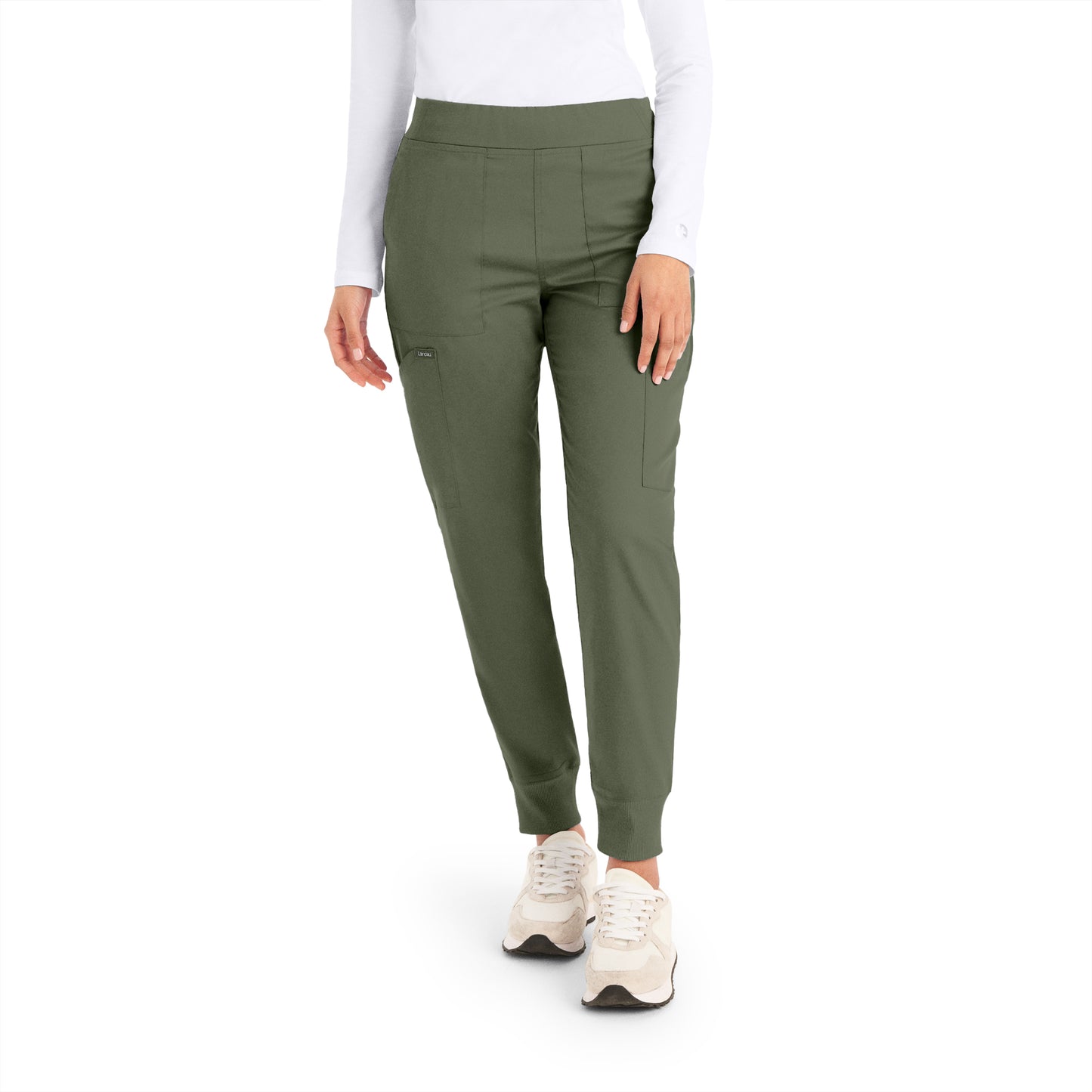 ProFlex LB406 Women's Jogger Scrub Pants Olive Moss Image