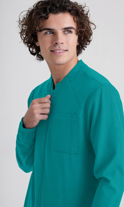 Cleveland Clinic Grey's Anatomy Evolve GSSW887 Cycle Scrub Jacket Teal
