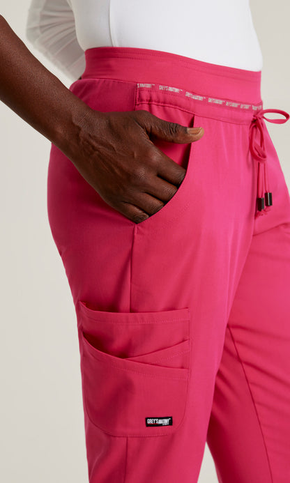 Grey's Anatomy Stretch GRSP526 Serena Scrub Pants Vibrance Pink