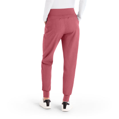 V-Tess WB410 Women's Jogger Scrub Pants Slate Rose Image