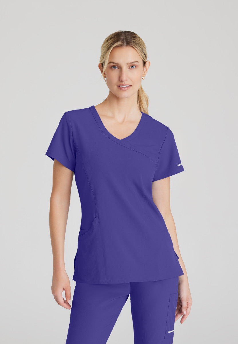 Skechers SK102 Reliance Scrub Top New Grape