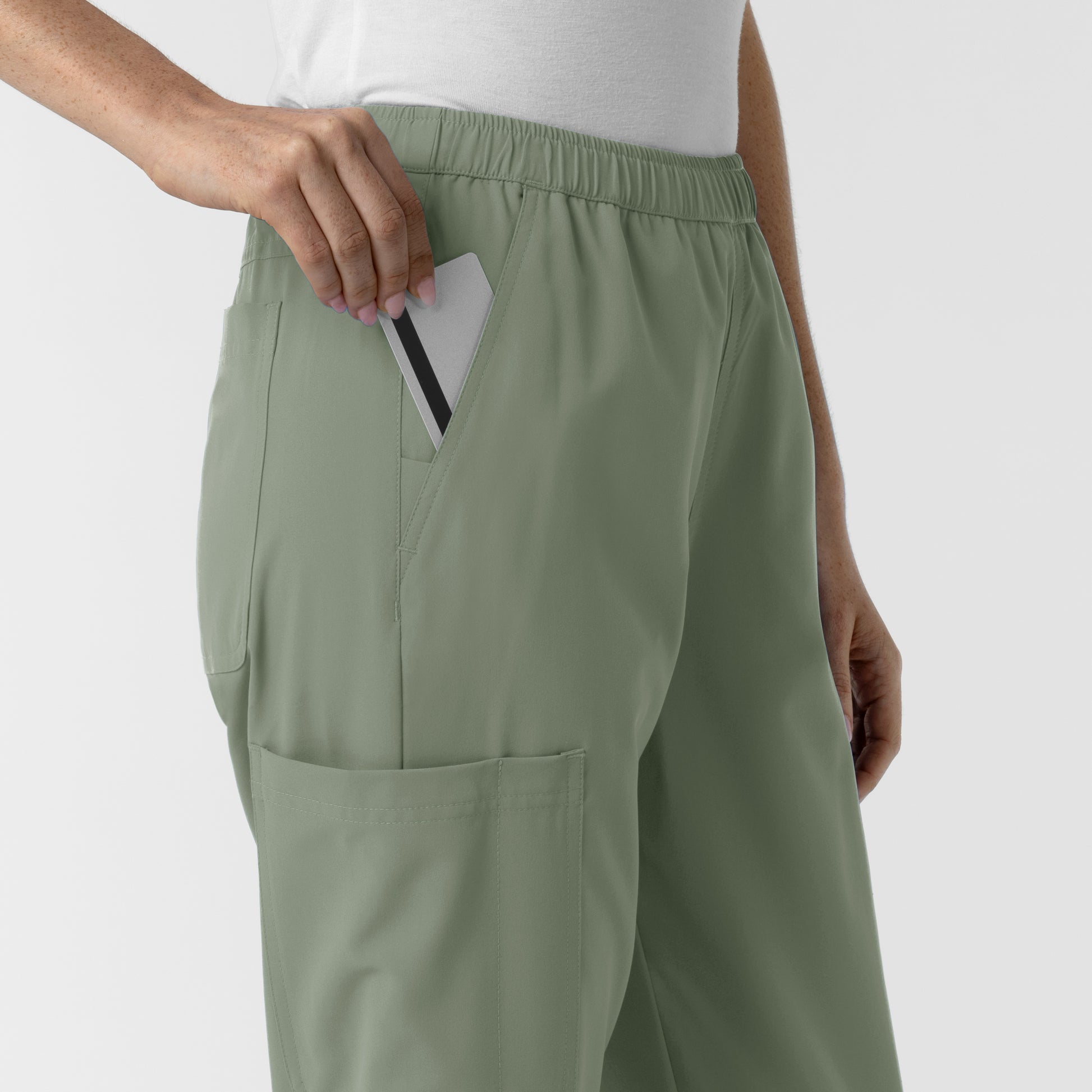 NURTUR 5280 Women's Slim Leg Scrub Pants Sage