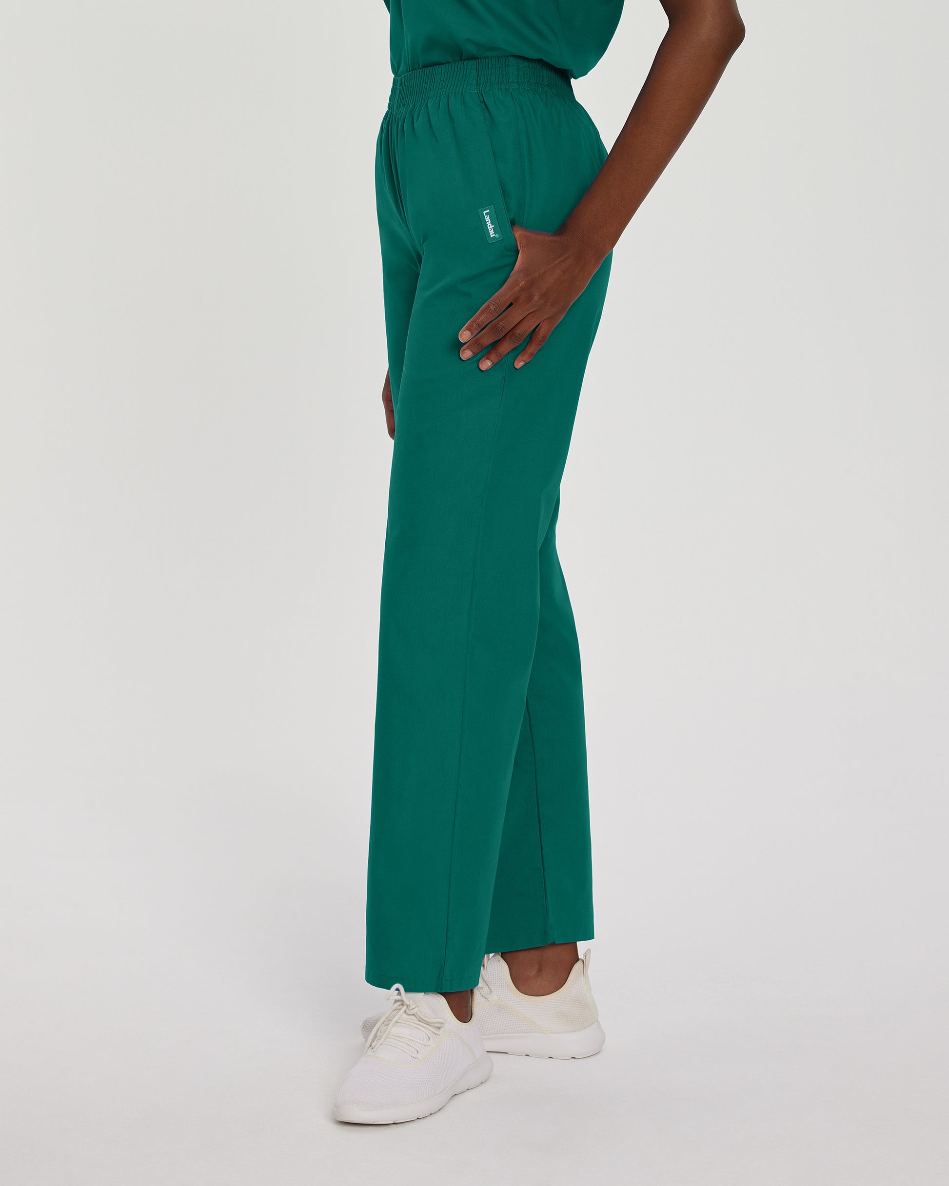 Essentials 8327 Women's Scrub Pants Hunter Green Image