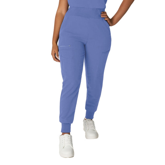 V-Tess WB410 Women's Jogger Scrub Pants Ceil Blue Image